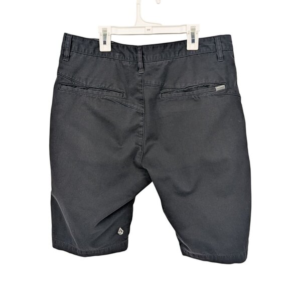 Volcom Corpo Class Chino Shorts Men Size 34 Twill Casual Skater Streetwear Surf - Picture 2 of 12